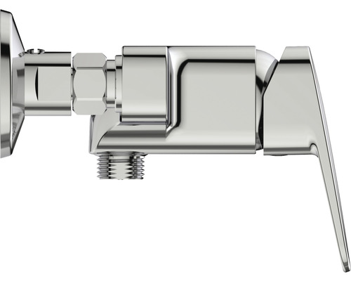 Eckventil aus Metall mit Griff