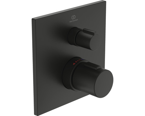 Ideal Standard Badewannenarmatur mit Thermostat CERATHERM C100 silk black matt A6956XG