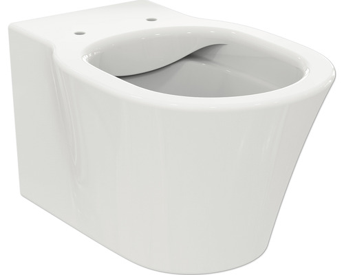 WC suspendu Ideal Standard Keramag/GEBERIT Connect Air cuvette à fond creux sans bride blanc sans abattant E228801