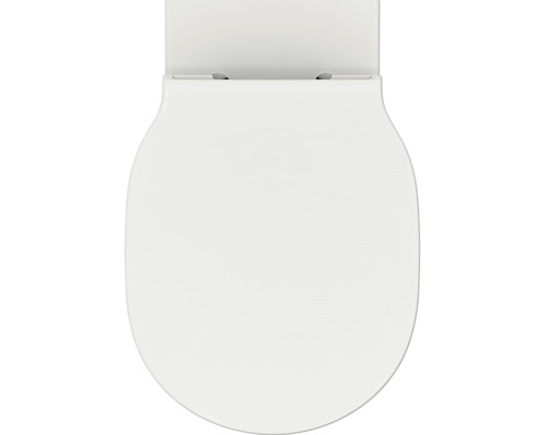 Abattant de toilette vu de dessus