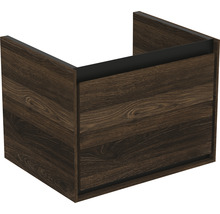 Waschtischunterschrank Ideal Standard Connect Air BxHxT 40 x 40,9 cm x 53 cm Frontfarbe nuss schwarz matt holzdekor R0472NE