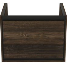 Waschtischunterschrank Ideal Standard Connect Air BxHxT 40 x 40,9 cm x 53 cm Frontfarbe nuss schwarz matt holzdekor R0472NE