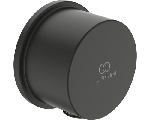 Coude de raccordement mural Ideal Standard Idealrain Round 1/2" silk black BC808XG Logo Ideal Standard