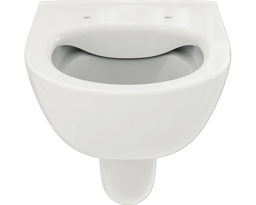 Weisse wandhängende Toilette