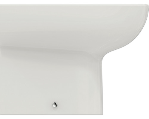 Gros plan d''un WC sur pied blanc.