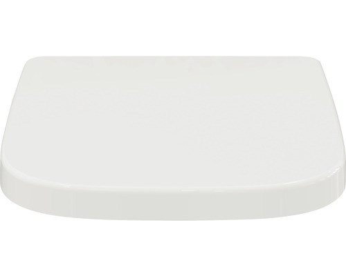 Weißer Toilettensitz aus Kunststoff