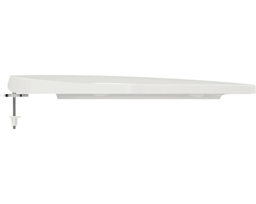 Weißer WC Sitz mit Befestigung