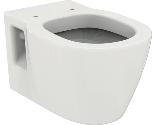 WC suspendu Ideal Standard Connect cuvette à fond creux avec bride de rinçage blanc sans abattant WC E823201