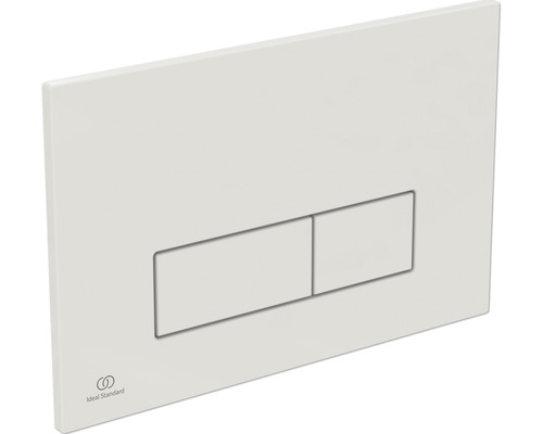 Plaque de commande Ideal Standard Oleas plaque brillant / touche blanc brillant R0121AC