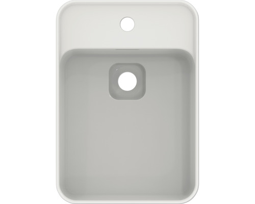 Aufsicht auf ein Keramikwaschbecken