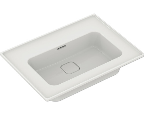 Vasque pour meuble Ideal Standard Strada II 64 x 46 cm blanc brillant T363301 Vasque à poser en céramique sanitaire de forme rectangulaire
