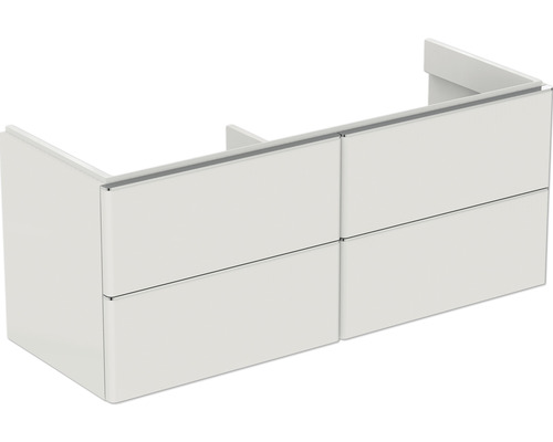 Meuble sous-vasque Ideal Standard Adapto couleur de façade blanc brillant brillant 121 x 49 x 45 cm T4298WG