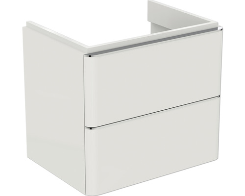Waschtischunterschrank Ideal Standard Adapto BxHxT 57 x 49 cm x 41,7 cm Frontfarbe weiß glänzend glanz T4300WG