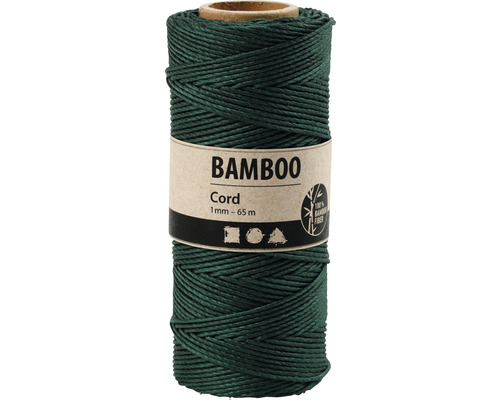 Corde en bambou vert 1 mm 65 m