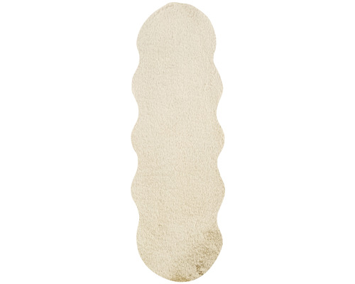 Fourrure synthétique Romance Shape beige 55x160 cm Fourrure synthétique Romance Shape beige 55x160 cm