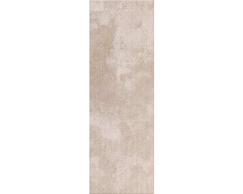 Tapis de couloir Shaggy Wellness beige 50x150 cm