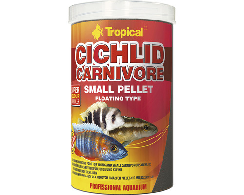 Nourriture pellets Tropical Cichlid Carnivore Pellets S 1 l