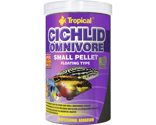 Nourriture pellets Tropical Cichlid Omnivore Pellets S 1 l