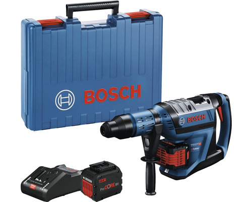 Marteau perforateur sans fil Bosch Professional GBH 18V-45 C, y compris 2 batteries (12 Ah) et chargeur