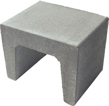 Beton U-Stein grau 40 x 40 x 40 cm-thumb-0