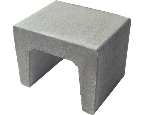 Beton U-Stein grau 40 x 40 x 40 cm-0