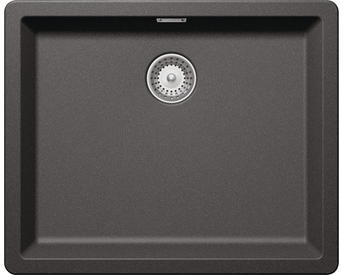 Évier Schock Greenwich N-100L 556 x 456 mm stone GREN100LASTO sans égouttoir Évier en matériau composite avec bonde de fond