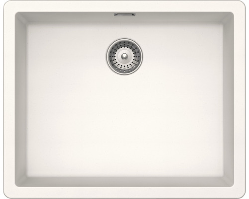Évier Schock Greenwich N-100L 556 x 456 mm polaris GREN100LAPOL sans égouttoir Évier en céramique avec drain