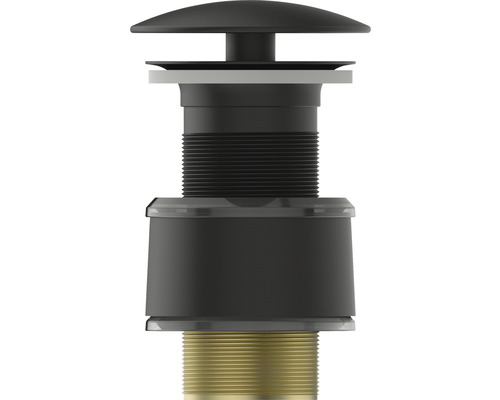 Waschbeckenstöpsel aus Metall mit Gewinde