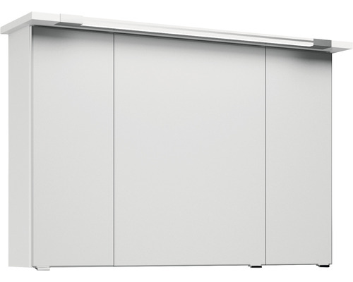 Armoire de toilette blanche avec trois portes