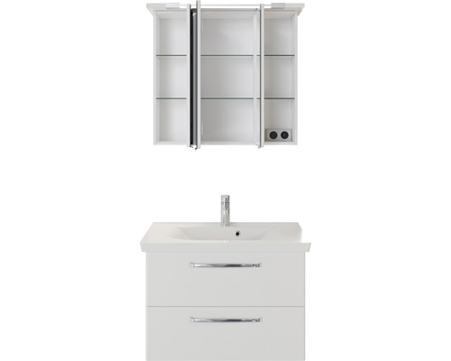 Meuble sous-vasque avec lavabo et armoire de toilette pour la salle de bains