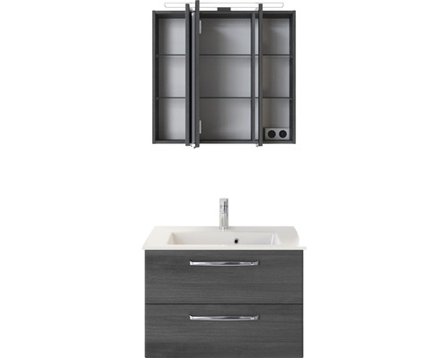 Waschtisch mit Unterschrank und Spiegelschrank für Badezimmer