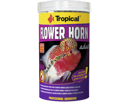Pelletfutter Tropical Flower Horn Adult Pellet 500 ml