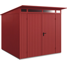 Gartenhaus Hörmann EcoStar Trend-P Typ 2 RAL3004 Doppeltür 247,9 x 283,4 cm rot