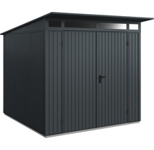 Gartenhaus Hörmann EcoStar Trend-P Typ 2 RAL7016 Doppeltür 247,9 x 283,4 cm anthrazit