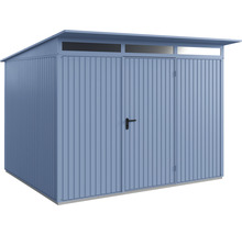 Gartenhaus Hörmann EcoStar Trend-P Typ 3 RAL5014 Einzeltür 312,7 x 283,4 cm blau