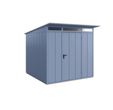 Gartenhaus Hörmann EcoStar Elegant-P Typ 2 RAL5014 Einzeltür 247,9 x 283,4 cm blau