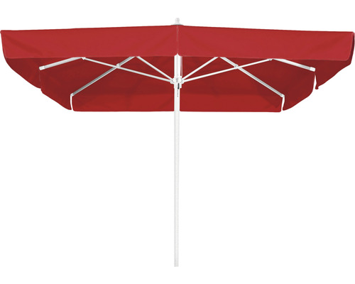 Parasol grand format Mallorca 300 x 300 cm polyester (PES) rouge