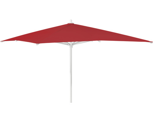 Parasol grand format Mallorca 300 x 300 cm polyester (PES) rouge