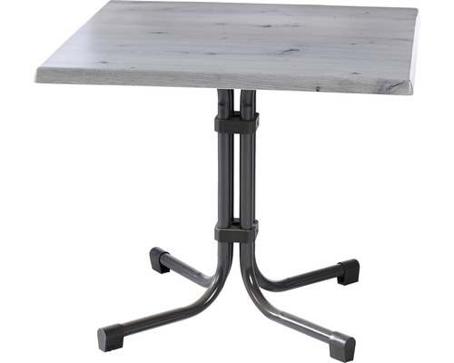 Table pliante Best Boulevard 80 x 141 x 72 cm rectangulaire acier anthracite