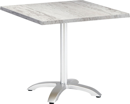 Table pliante Best Maestro 80 x 124 x 73 cm rectangulaire aluminium argent montpellier