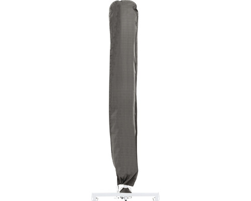 Housse de recouvrement pour parasols jusqu'à Ø 450 cm plastique gris