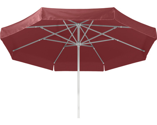 Parasol grand format Ibiza 400 cm polyester (PES) bordeaux