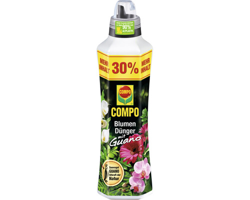 Engrais pour fleurs avec Guano Compo 1,3 L