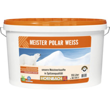 Meister Polar Weiss Innenfarbe im Eimer, 15 Liter