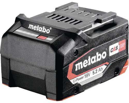 Batterie de rechange Metabo 18V Li-Power (5,2 Ah) Batterie de rechange Metabo 18V Li-Power (5,2 Ah)