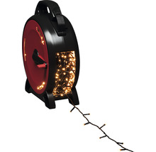 Guirlande lumineuse sur enrouleur de câble