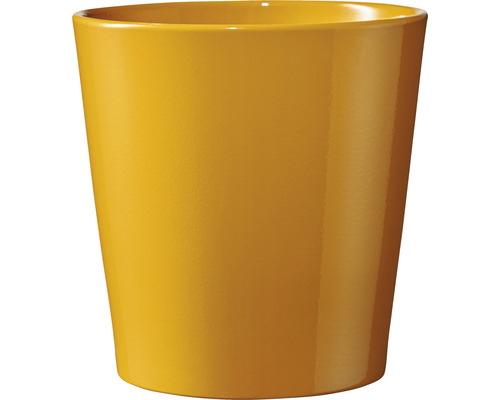 Cache-pot Soendgen Dallas Breeze céramique Ø 12 cm h 9 cm jaune moutarde