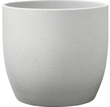 Übertopf Soendgen Basel Stone Keramik Ø 16 cm H 15 cm hellgrau