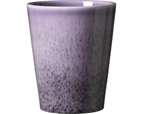 Vase à orchidée Soendgen Medina Glaze céramique Ø 13 cm h 15 cm violet Gobelet en céramique pour boissons