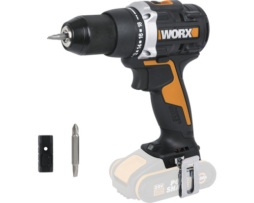 Perceuse-visseuse sans fil WORX Nitro 20V 60Nm WX102.9, moteur brushless, sans batterie ni chargeur